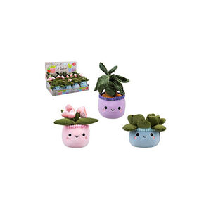 Λούτρινα Γλαστράκια Με Φυτά - 1τμχ 