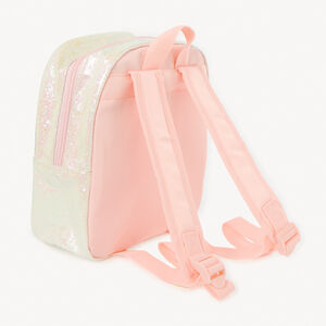 Σακίδιο διπλού υλικού με ιριδίζον εφέ Stitch & Angel Disney για bebe κορίτσι 