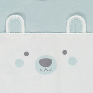 "Σέτ κοντό 2 τμχ. από σφουγγάρι με σχέδιο αρκουδάκι για μωρό αγόρι" 