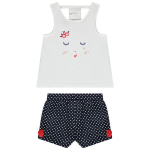 Σετ 2 τμχ. από jersey για bebe κορίτσι 