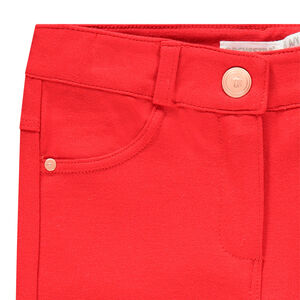 Παντελόνι σε ύφασμα Milano μονόχρωμο 