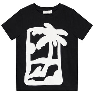 Κοντομάνικο μπλουζάκι με patch για αγόρι 