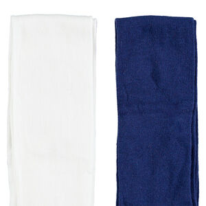 Σετ 2 ζευγαριών παχιών μονόχρωμων καλσόν για κορίτσι 