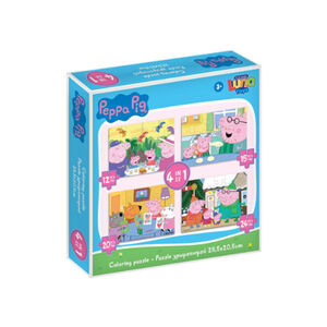 Puzzle 4Σε1 12/15/20/24Τεμ 28,5Χ20,5Εκ Peppa Pig 
