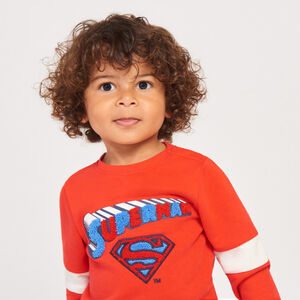 Σετ φόρμας molleton Superman Warner για μωρό αγόρι 