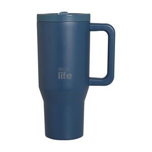 Ποτήρι Με 2 Λαβές Και Καπάκι 900Ml Blue Marine 