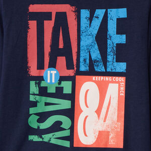 T-shirt μακρυμάνικο με σχέδιο αγόρι 