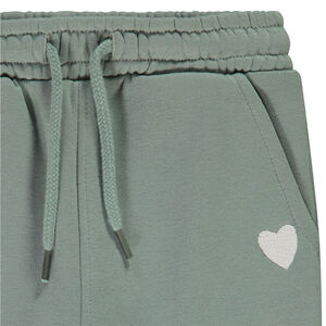 "Μπλούζα jogging μονόχρωμη με κέντημα καρδιά για μωρό κορίτσι" 