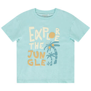 Κοντομάνικο μπλουζάκι jersey με τύπωμα puff για αγόρι 