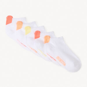 Σετ 5 ζευγαριών κάλτσες με καρδιά για κορίτσι μωρού 