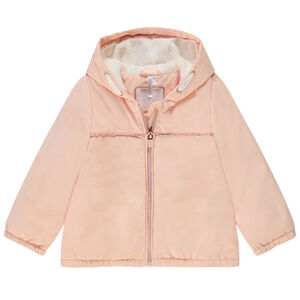 Αντιανεμικό με κουκούλα effet satiné για bebe κορίτσι 