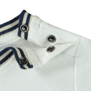 T-shirt manches longues esprit polo pour bébé garçon 