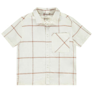 Πουκάμισο κοντομάνικο καρό για αγόρι 