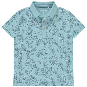 Πόλο κοντομάνικο με φαντεζί σχέδιο για αγόρι 