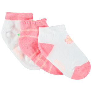 Lot de 3 paires de chaussettes courtes fantaisie pour bébé fille 