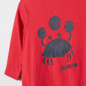 Dors-bien en jersey print crabe 