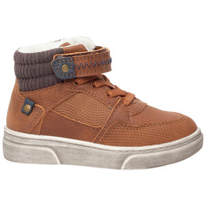 Bottillons avec col en velours et doublure en fourrure pour garçon 