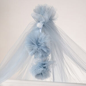 Τούλινη Κουνουπιέρα Μπλε 