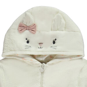 Πυτζάμα σε sherpa με κουκούλα φαντασία γάτα για κορίτσι 