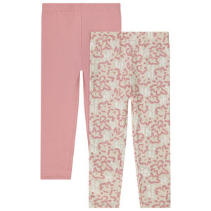 Σετ από 2 κολάν από molleton για bebe κορίτσι 