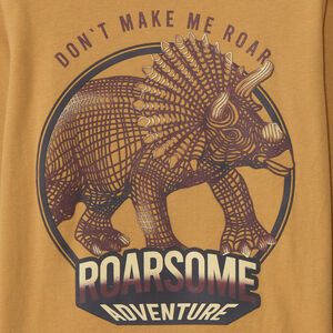 Μπλούζα μακρυμάνικη με εκτύπωση δεινόσαυρου για αγόρι 