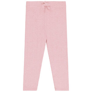 Καλσόν côtelé με φιόγκο για bébé κορίτσι 