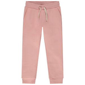 "Μακριά φόρμα από molleton μονόχρωμο για κορίτσι" 