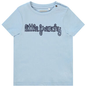 T-shirt manches courtes en coton pour bébé garçon Main T-shirt manches courtes en coton pour bébé garçon