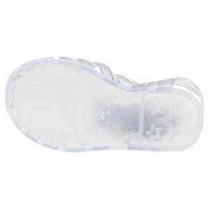 Sandales de plage transparentes à boucle 