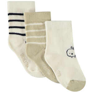 Σετ από 3 ζευγάρια φαντεζί κάλτσες για bebe αγόρι 