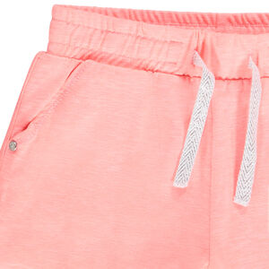 Σορτς από jersey μονόχρωμο για κορίτσι 