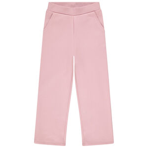 Pantalon de jogging en molleton gratté uni pour fille Main Pantalon de jogging en molleton gratté uni pour fille