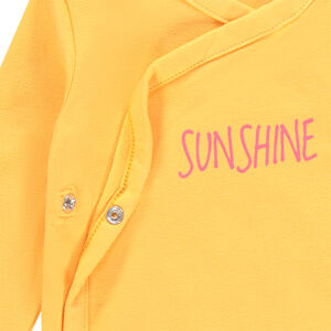 Σετ από 5 bodies μακρυμάνικα με μήνυμα σχέδιο 