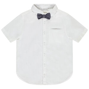 Πουκάμισο κοντομάνικο με φιόγκο για αγόρι 