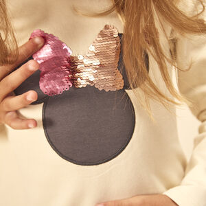 Robe effet 2 en 1 Minnie Disney avec sequins magiques pour fille 