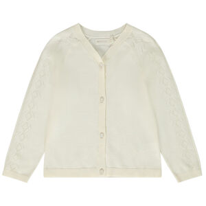 Ζακέτα με μανίκια raglan από πλεκτό pointelle για κορίτσι 