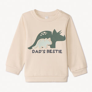 Φούτερ molleton με ανάγλυφο σχέδιο για bebe αγόρι  Main Φούτερ molleton με ανάγλυφο σχέδιο για bebe αγόρι