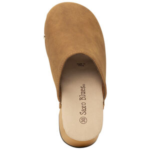 Σαμπό καφέ με καρφίτσες για κορίτσι 