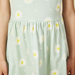 Ρόμπα χωρίς μανίκια με φαντεζί σχέδιο για κορίτσι 