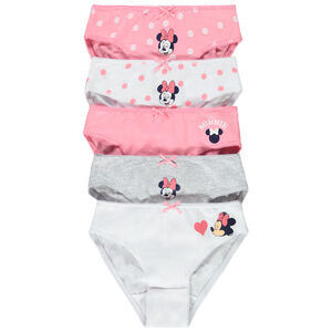 Lot de 5 culottes en jersey Minnie Disney pour fille Main Lot de 5 culottes en jersey Minnie Disney pour fille