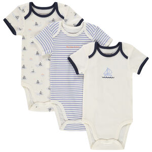 Σετ από 3 bodies κοντομάνικα με σχέδια Voiliers για bebe αγόρι  Main Σετ από 3 bodies κοντομάνικα με σχέδια Voiliers για bebe αγόρι