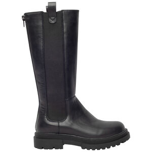 Bottes noire en simili cuir avec semelle chunky pour fille Main Bottes noire en simili cuir avec semelle chunky pour fille