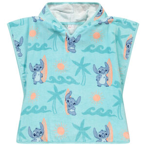 Poncho de bain imprimé Stitch surfeur Disney pour enfant 