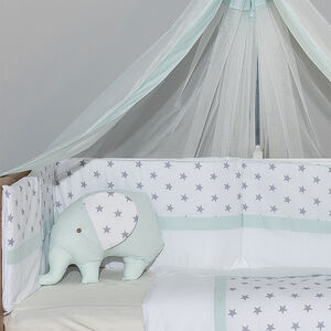  Σετ προίκας 9τμχ 70*140 elephant μέντα  