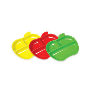 Σετ 3 Πιατα Σε Σχημα Μηλου Με Διαχωριστικα 6+ Munchkin 