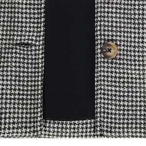 Παλτό από μαλλί imprimé pied-de-poule για κορίτσι 