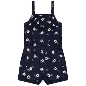 Σορτς από jersey με ρυτίδες και floral σχέδιο για κορίτσι μωρό 