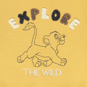 Φούτερ με κέντημα και σχέδιο Simba από τον Βασιλιά των Λιονταριών Disney για αγόρι 