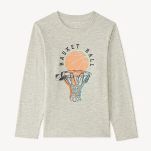 T-shirt μακρύ μανίκι με φανταστικό τύπωμα για αγόρι 