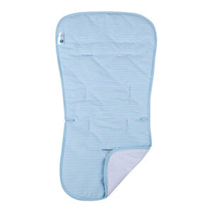 Στρωματάκι Καροτσιού Κόσμος Του Μωρού Ριγέ Σιέλ 